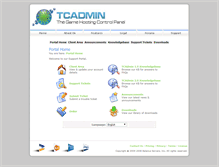 Tablet Screenshot of clients.tcadmin.com